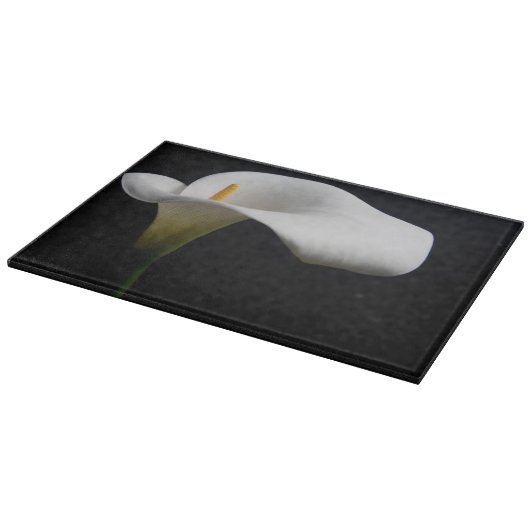 Bloemen | White Calla Lily Snijplank (Hoek)