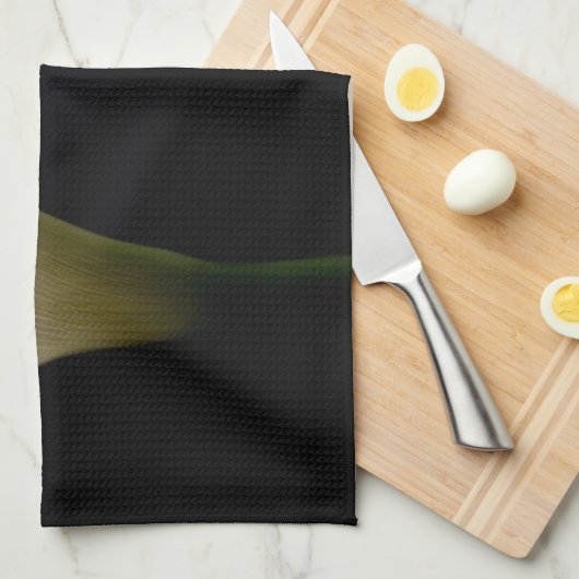 Bloemen | White Calla Lily Theedoek (Quarter Fold)