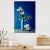 Bloemen | White Iris in Vase Poster (Keuken)