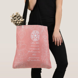 Bloemen Wiccan All-Over Gedrukt Tote Bag