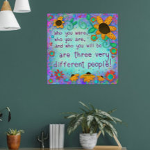 Bloemen Wie je bent Quote Inspirivity