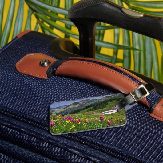 Bloemen | Wildbloemen Durango, Colorado Bagagelabel (Voorkant Insitu 3)