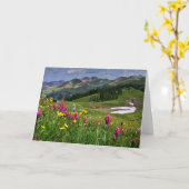 Bloemen | Wildbloemen Durango, Colorado Kaart (Gele Bloem)