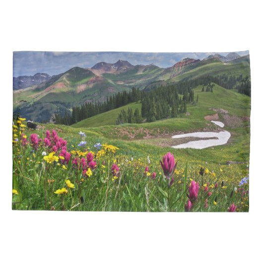 Bloemen | Wildbloemen Durango, Colorado Kussensloop (Achterkant)