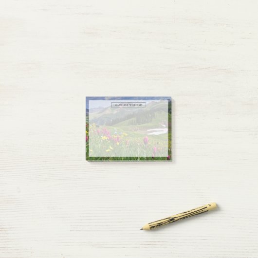 Bloemen | Wildbloemen Durango, Colorado Post-it® Notes (Op bureau)