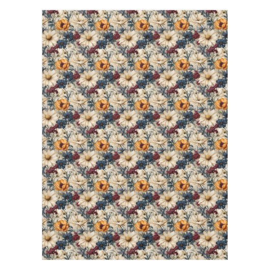 Bloemen Wildbloemen Modern Tafelkleed (Voorkant)