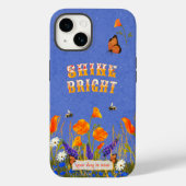 Bloemen Wildbloemen Poppies Vlinders Inspiratie Case-Mate iPhone Case (Achterkant)