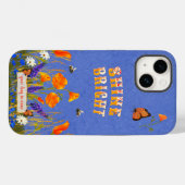 Bloemen Wildbloemen Poppies Vlinders Inspiratie Case-Mate iPhone Case (Achterkant (horizontaal))