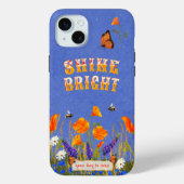 Bloemen Wildbloemen Poppies Vlinders Inspiratie Case-Mate iPhone Case (Achterkant)