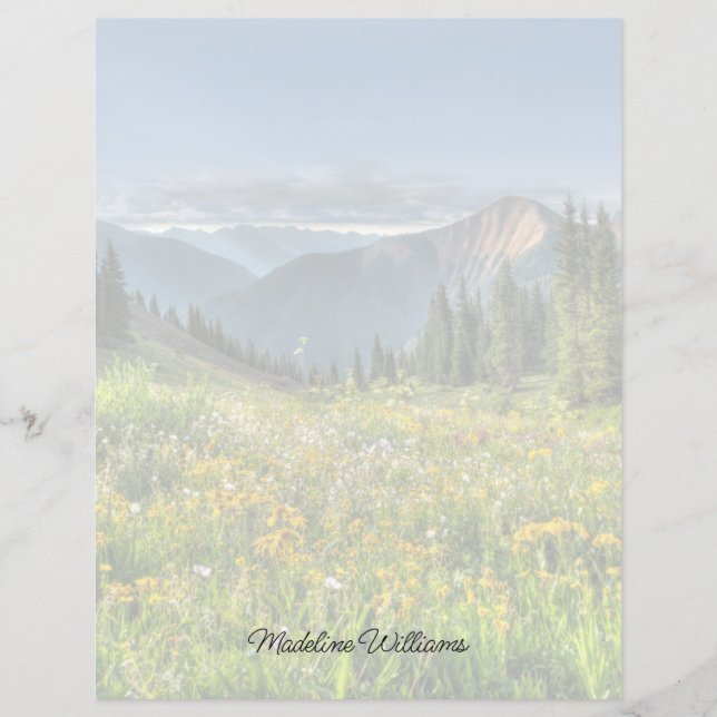 Bloemen | Wildbloemen Silverton Colorado (Voorkant)