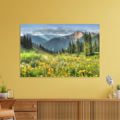 Bloemen | Wildbloemen Silverton Colorado Canvas Afdruk (Insitu (Woonkamer))