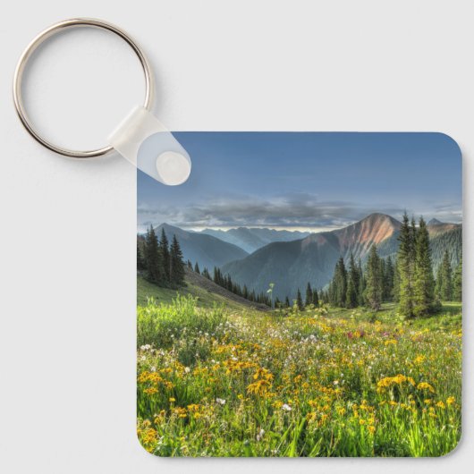 Bloemen | Wildbloemen Silverton Colorado Sleutelhanger (Voorkant)