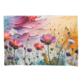 Bloemen wilde bloem kussen hoesjes (dekbed beschik kussensloop