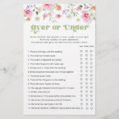 Bloemen wilde bloem over of onder vrijgezellenfees (Voorkant)