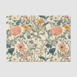 bloemen, wilde bloemen en papavers tissuepapier