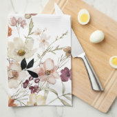 Bloemen Wildflower Oma Keuken Handdoeken (Quarter Fold)