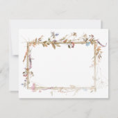 Bloemen Wildflower Vrijgezellenfeest Recept Notitiekaartje (Achterkant)