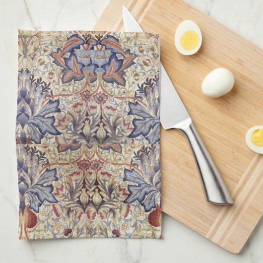 bloemen William Morris Artichoke Theedoek (Quarter Fold)