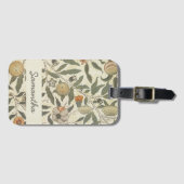 Bloemen William Morris Fruit Art Nouveau Bagagelabel (Voorkant (horizontaal))