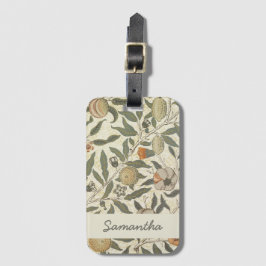  Bloemen William Morris Fruit Art Nouveau Bagagelabel