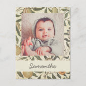  Bloemen William Morris Fruit Art Nouveau Briefkaart (Voorkant)