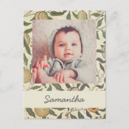  Bloemen William Morris Fruit Art Nouveau Briefkaart