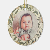 Bloemen William Morris Fruit Art Nouveau Keramisch Ornament (Links)