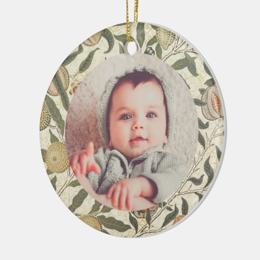 Bloemen William Morris Fruit Art Nouveau Keramisch Ornament (Links)