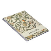  Bloemen William Morris Fruit Art Nouveau Notitieboek (Rechterzijde)