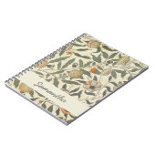  Bloemen William Morris Fruit Art Nouveau Notitieboek (Linkerzijde)