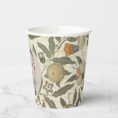  Bloemen William Morris Fruit Art Nouveau Papieren Bekers (Links)