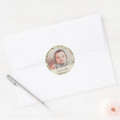 Bloemen William Morris Fruit Art Nouveau Ronde Sticker (Envelop)