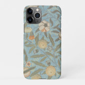  Bloemen William Morris Fruit Blue Floral iPhone Hoesje (Achterkant)