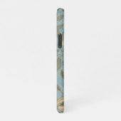  Bloemen William Morris Fruit Blue Floral iPhone Hoesje (Rechterkant)