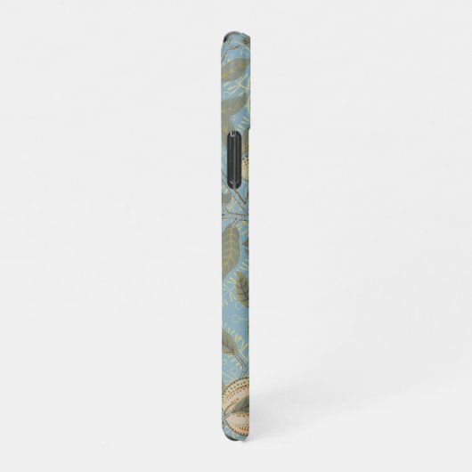 Bloemen William Morris Fruit Blue Floral iPhone Hoesje (Rechterkant)