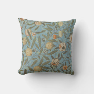 Bloemen William Morris Fruit Blue Floral Kussen