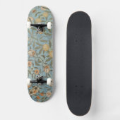  Bloemen William Morris Fruit Blue Floral Persoonlijk Skateboard (Voorkant)