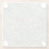  bloemen William Morris Golden Lily Glazen Onderzetter (Achterkant)