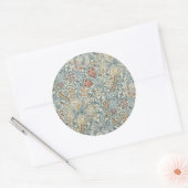  bloemen William Morris Golden Lily Ronde Sticker (Envelop)