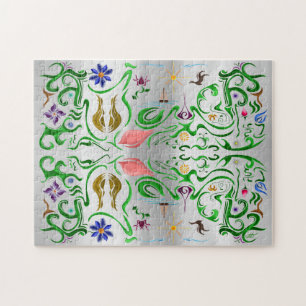 Bloemen & Wims~echo Legpuzzel