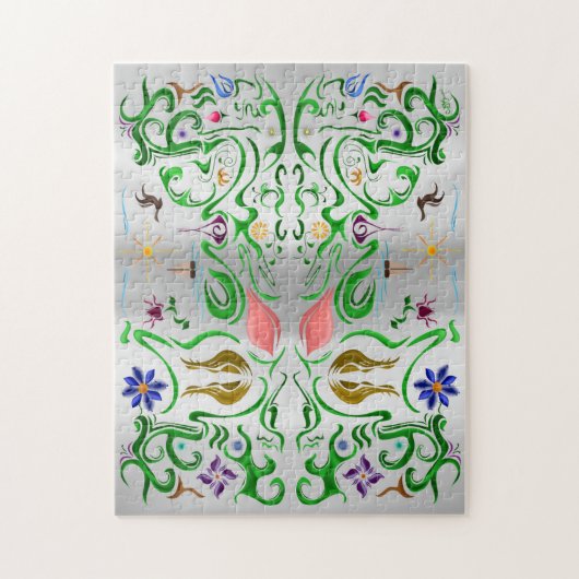 Bloemen & Wims~echo Legpuzzel (Verticaal)