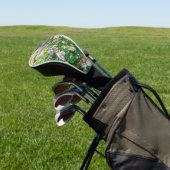  bloemen Windflowers illustratie Golfheadcover (Insitu)