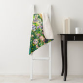 bloemen Windflowers illustratie Sherpa Deken (In situ)