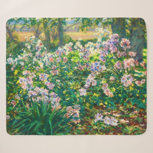 bloemen Windflowers illustratie Sherpa Deken (Voorkant (horizontaal))