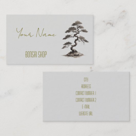 Bloemen winkel Visitekaartje (Voorkant / Achterkant)