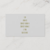 Bloemen winkel Visitekaartje (Achterkant)