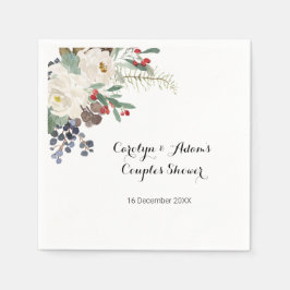 Bloemen Winter Koppels Douche Servet