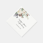 Bloemen Winter Koppels Douche Servet (Hoek)