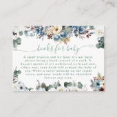 Bloemen Winter Teddybeer Sage Groene Boeken voor B Informatiekaartje (Voorkant)