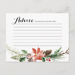 Bloemen Winterdouche Modern advies Kaart